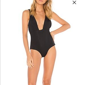 NWOT Mara Hoffman Audrey One Piece in Black